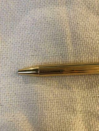 CARTIER Ballpoint pen Gold Total length 13cm / There is ink remaining 6