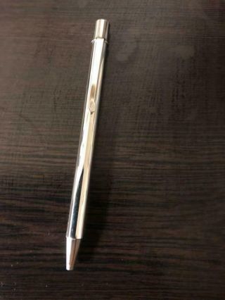 CARTIER Ballpoint pen Silver luster Twist type / Core exchange 4