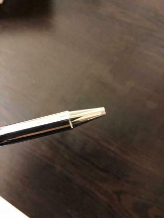 CARTIER Ballpoint pen Silver luster Twist type / Core exchange 6