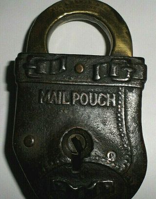 Old Story Book Padlock By Mail Pouch