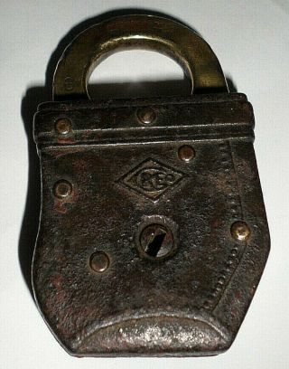 old story book padlock By MAIL POUCH 3
