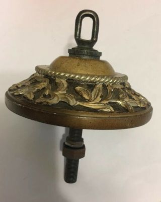 Vintage Ceiling Cap Canopy 5 " Dia.  Antique Finish For Chandelier Fine Art Lamps