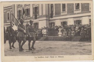 T) Postcard Albania Italy Italian Occupation Alpini Mouton Troops 1940