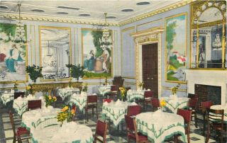 Jersey Postcard: Dining Room At St.  Joseph 