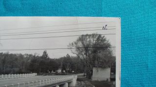 Vintage RPPC Postcard St Joseph River Bridge Constantine,  MI Posted 1948 St Jo 3