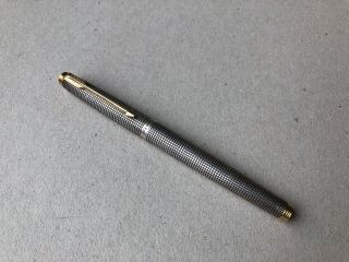 Parker 75 Cisele Fountain Pen,  Sterling Silver,  14k Gold Nib