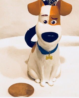 Collectible Keychain: Max Secret Life Of Pets Dog Clip Figure Gift B200