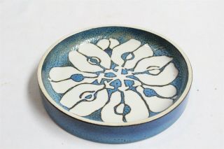 Mcm Royal Copenhagen Round Fruit Flower Abstract Porcelain Bowl Signed Eames Era