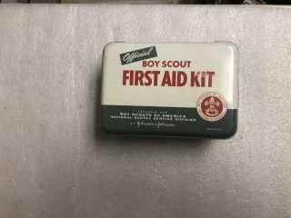 Vintage Boy Scout First Aid Kit By Johnson & Johnson