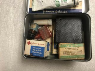 VINTAGE Boy Scout First Aid Kit by Johnson & Johnson 2