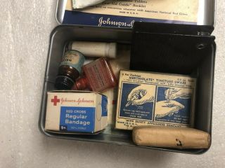 VINTAGE Boy Scout First Aid Kit by Johnson & Johnson 3