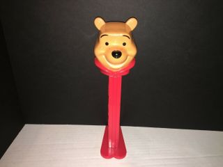 Disney Giant Winnie The Pooh Pez Dispenser Red 11 Inches Rare