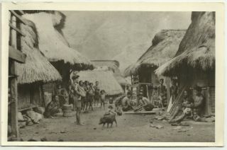 Philippines Cordillera Native Igorot Village Old Real Photo 1950s Ed Masferre 8