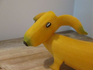 Enesco Home Grown Banana Dachshund Wiener Dog Figurine ADorable Unique Weird 3