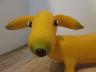 Enesco Home Grown Banana Dachshund Wiener Dog Figurine ADorable Unique Weird 4