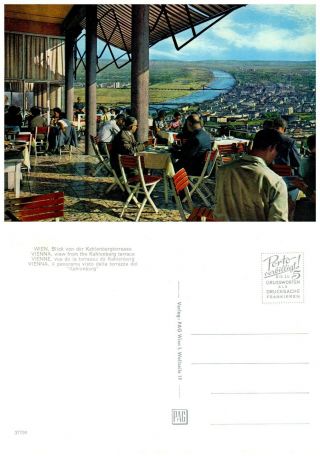 Austria Postcard Vienna,  View From Kahlenberg Terrace (a14)