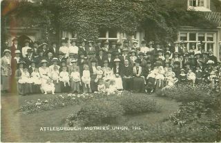 Rp Attleborough Mothers Union Real Photo Norfolk 1915