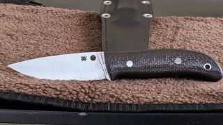 Spyderco Proficient Fixed Blade Knife,  4.  125 " S90v Blade,  Carbon Fiber,  Fb36cfp