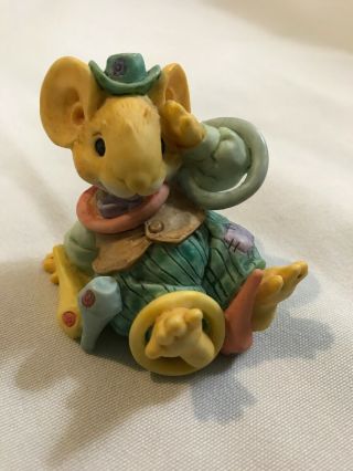 Ganz Little Cheesers " Woops” The Clown Mouse Figure 1995.  Vintage No Box 05281