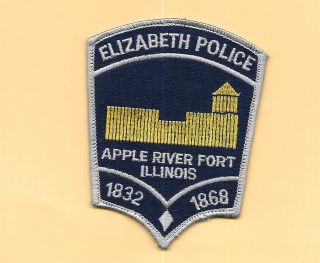 Illinois - Village Of Elizabeth Police Department - Apple River Fort - 770 People