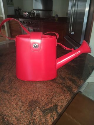 Cute Watering Can Pocketbook Red