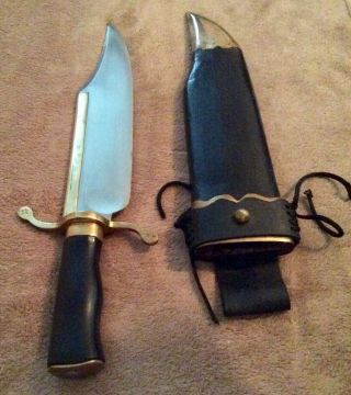 Handmade Musso Bowie Knife with Wooden Sheath Legacy Arms Generation 2 2