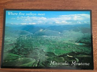Pc,  Missoula Mt Montana Where Five Valleys Meet