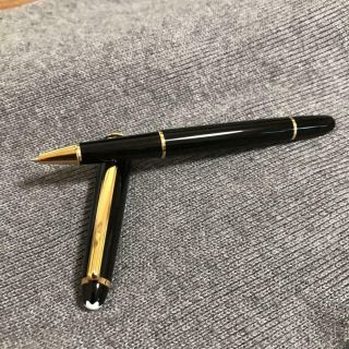 Pre - Owned Montblanc Meisterstuck Fountain Pen 163 Black M18 From Japan