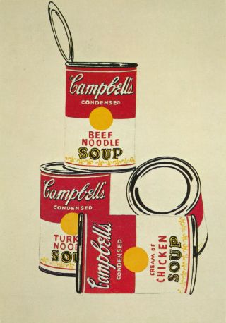 Andy Warhol - 4 Campbell 