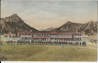 Postcard - Estes Park,  Colorado - Elkhorn Lodge And Riders