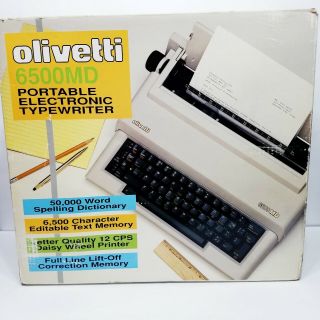 Olivetti | Vintage 6500md Portable Electronic Typewriter Ribbon