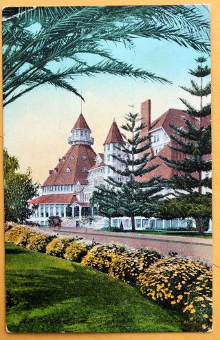 Hotel Del Coronado,  California,  Vintage Postcard