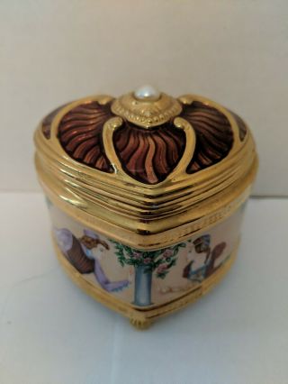 House Of Faberge Musical Box.  Romeo And Juliet