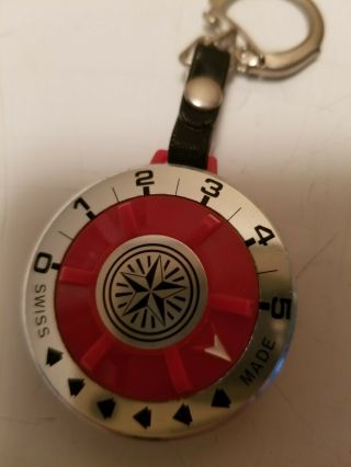 Vintage Memo Park Key Chain Timer Swiss Made