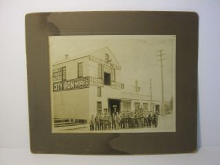Vintage Photo Terminal City Iron Vancouver B.  C.
