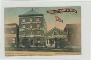 Vintage Postcard F.  W.  Niven Advert Morrisey Thomas Forster Art Furnishings 1900s