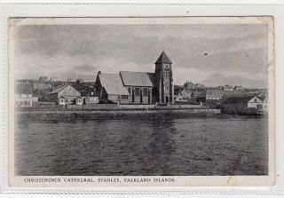Christchurch Cathedral,  Stanley: Falkland Islands Postcard (c1999) Postally