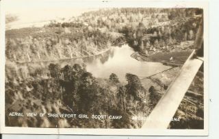 Shreveport Girl Scout Camp Rppc Aerial View La Louisiana Postcard