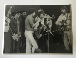 Bob Dylan,  Dennis Hopper,  Melvin Van Peebles.  1974.  Rare Photo