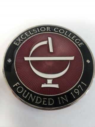 Excelsior College 2 Inch Diameter Challenge Coin