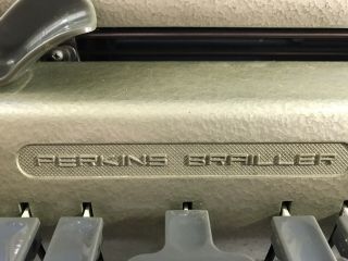 Vintage Perkins Classic Braille Writer Brailler David Abraham & 4