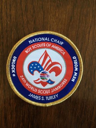 2019 World Scout Jamboree 24th WSJ BSA National Key 3 Neckerchief And Patch Set 6