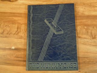 Vintage 1941 The Mummy Case Yearbook University High School Carbondale,  Il.