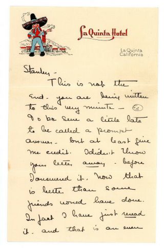 Bette Davis 1939 Handwritten Signed 6 Page Letter Autographed Former Boyfriend
