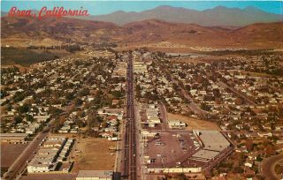 Vintage Postcard; Air View Brea Ca Orange County Unposted