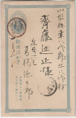 w2 year card Mriji 27 (1894) calendar Tokyo Imperial guard Gosho 2