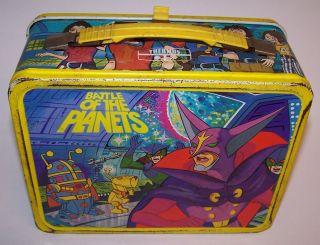 Battle Of The Planets Metal Lunch Box w/Thermos 1979 Sandy Frank Film 4