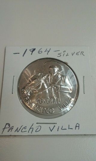 1964 Silver Coin Pancho Villa