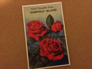 Norfolk Island,  Multi View,  Valentine’s Mail Novelty