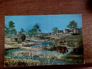 Vintage Color Post Card " Uncle Remus Museum " Eatonton,  Ga. ,  Joel Chandler Harris